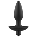 Plug Negro con Vibración 14 cm