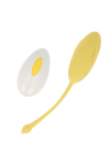 Huevo Vibrador Texturado 10 MODOS - AMARILLO