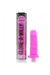CW Vibrador clonador rosa luminiscente