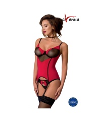 VALENTIN Corsé Rojo/Negro L/XL