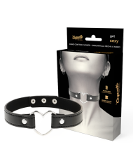 Collar Cuero Vegano Accesorio Woman Corazón