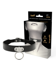 Collar Cuero Vegano Accesorio Woman Fetish