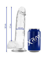 Consolador Transparente de 22CM X 4.6CM