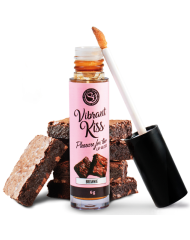 Gloss Efecto Vibrador y Sabor - brownie