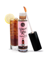 Gloss Efecto Vibrador y Sabor love cola