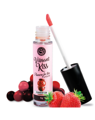 Gloss Efecto Vibrador y Sabor chicle de fresa