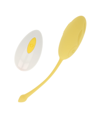Huevo Vibrador Texturado 10 MODOS - AMARILLO