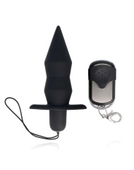 BL plugue anal com controle remoto 12 cm