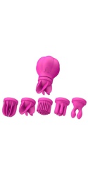 Vibrador Rotativo con Cabezales estimulantes