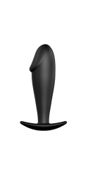 PL1 PENE Plug anal negro 10 cm