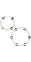 Kit 2 Anillos de Silicona y Acero