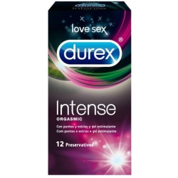 INTENSE preservativos rugosos con lubricante de sensaciones 12 uds 