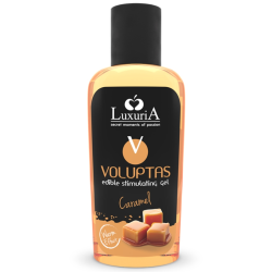 gel estimulante comestible efecto calor - caramelo 100 ml imagen 1