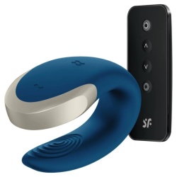 Satisfyer Vibrador Parejas Luxury Azul