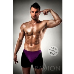 Boxer 009 Lila/ Negro Erotic Passion Lingerie S/M imagen 1