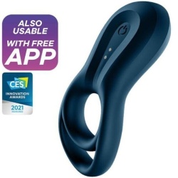 Epic Duo Anillo Vibrador Azul