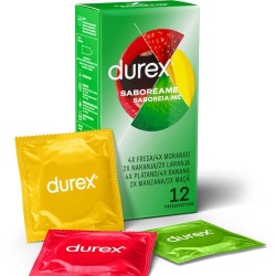 SABOREAME Preservativos de sabores 12 uds