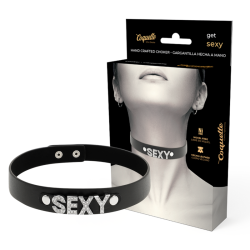 Choker Cuero Vegano - Sexy imagen 1