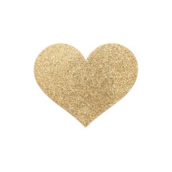 BIJOUX pezoneras adhesivas modelos sexys corazon dorado