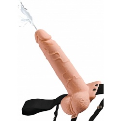 Arnés hueco hombre con Eyaculación 19cm