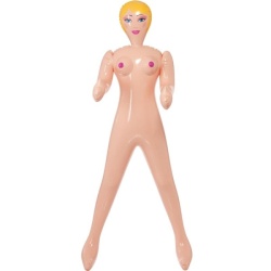 Muñeca hinchable sin orificios vista general