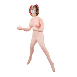 Muñeca hinchable estilo manga japonesa vista frontal