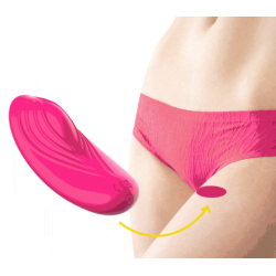 Vibrador para braguita recargable con mando a distancia