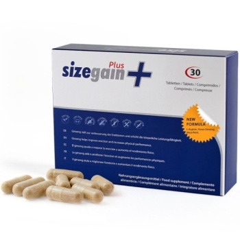 Sizegain Plus – Cápsulas para aumentar el pene y mejorar tu potencia
