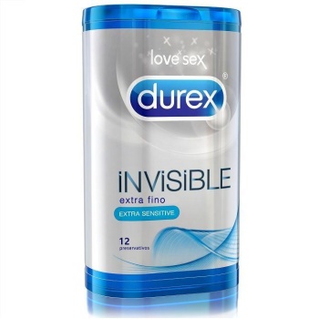 Durex Invisible preservativos extra finos 12 uds.