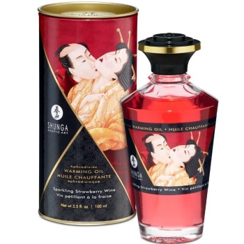 Shunga Aceite de Masaje Frambuesa imagen 1