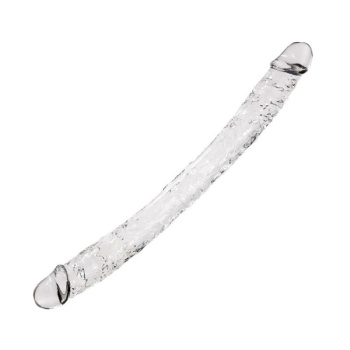 Dildo Doble Transparente de 38.5cm
