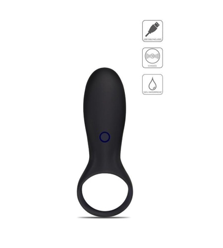 Anillo para Pene Stamina Ring USB Negro