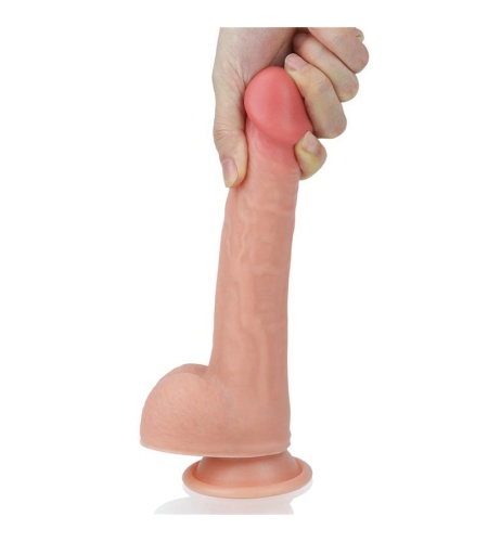 Dildo Nature 8 Silicona Líquida Natural