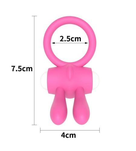 Anillo Vibrador Power Clit Rosa