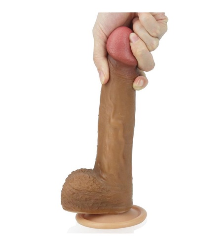 Dildo Nature 8.5 Silicona Líquida Marrón