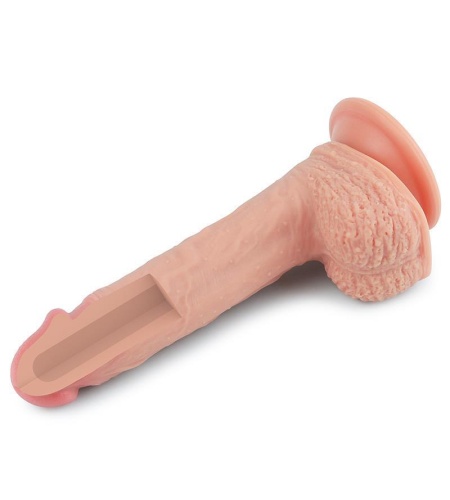 Dildo Nature 8.5 Silicona Líquida Natural