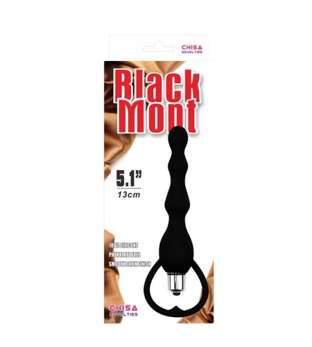 37396 cadena-anal-tail-power-silicona-negro