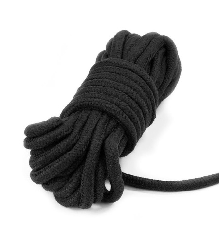 Cuerda Bondage Suave Negro 10 m