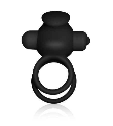 Anillo Vibrador Doble Power Clit Duo Negro