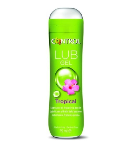 Lubricante Control Sabor Tropical