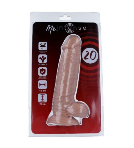dildo pene con ventosa 20 cm
