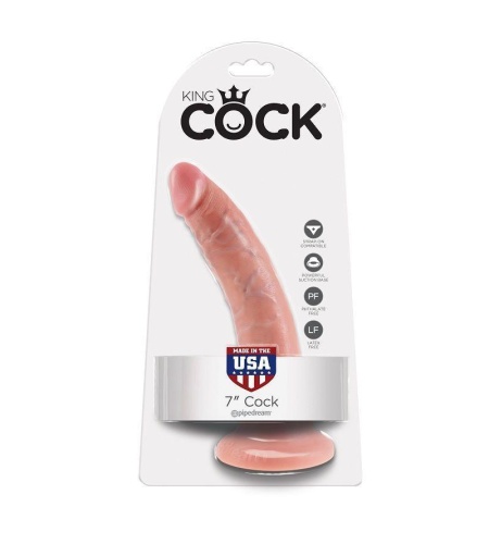 dildos_consoladores_king_cock_17_cm_sin_testiculos
