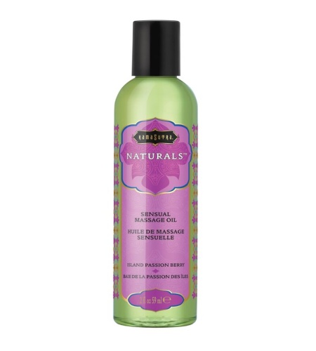 kamasutra aceite de masaje natural island passion berry 59 ml