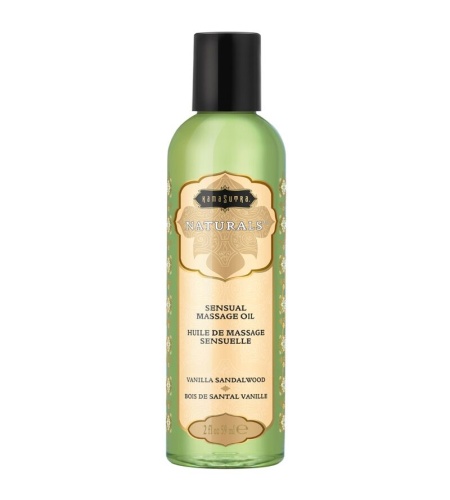 kamasutra aceite de masaje natural vanilla sandalwood 59 ml