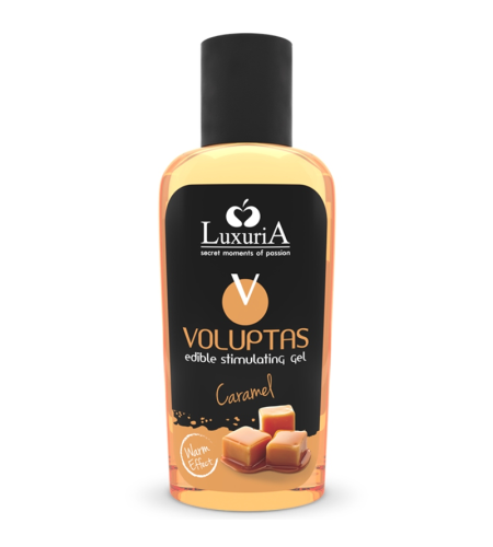 gel estimulante comestible efecto calor - caramelo 100 ml