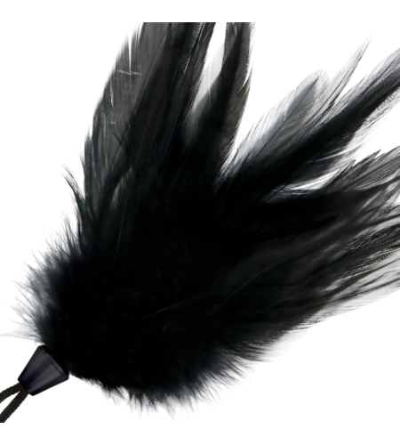 PLUMA ESTIMULADORA NEGRO 17CM