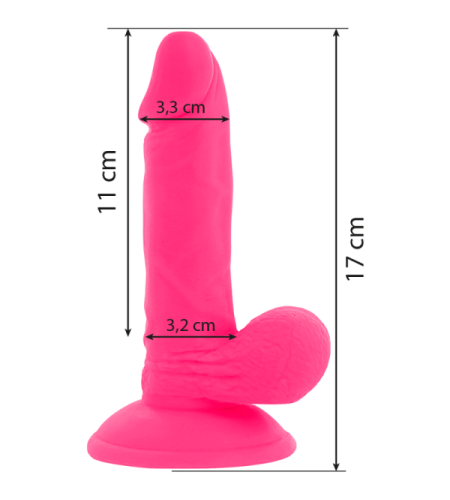 Pene Vibrador de Color Rosa