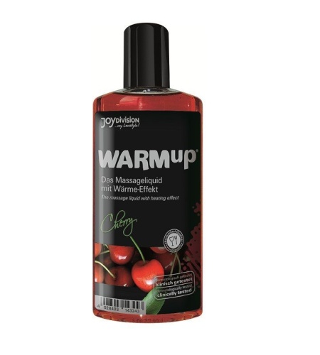 WARM aceite de masaje comestible cereza