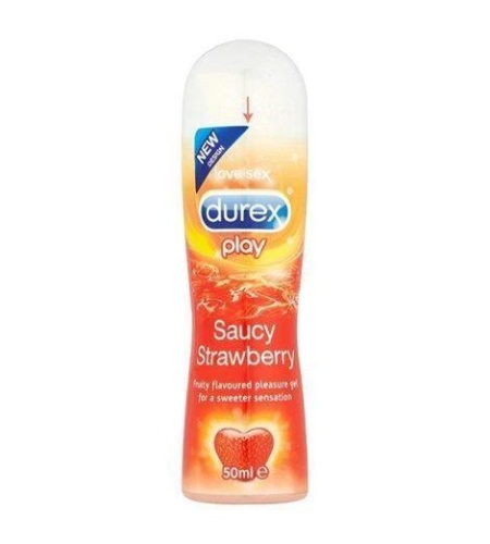 Durex lubricantes de sabores fresa