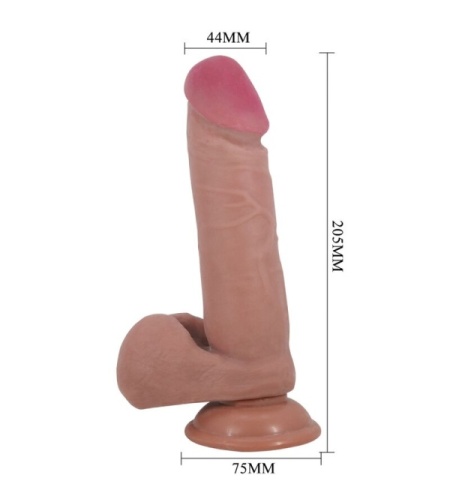 Realistic Skin Dildo de 20.5 cm